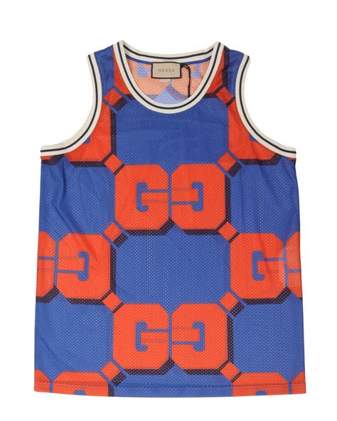 gucci basketball jersey mens bag|Cotton jersey basketball shorts in navy blue .